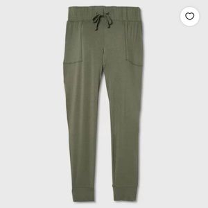 Knit Maternity Jogger Pants - Isabel Maternity by Ingrid & Isabel in army green